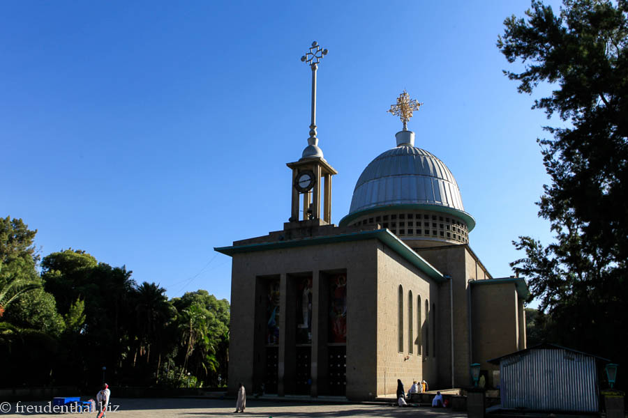 die Klosterkirche von Debre Libanos