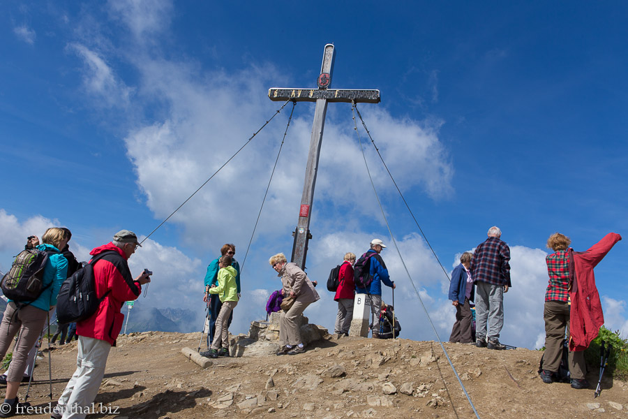 Auf dem Gipfel des Fellhorns