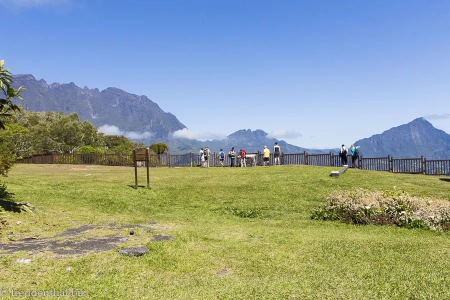 Das große Aussichtsplateau bei der Gîte de Bélouve