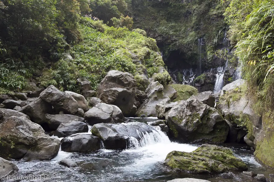 bei der Cascade Grand Galet auf La Réunion