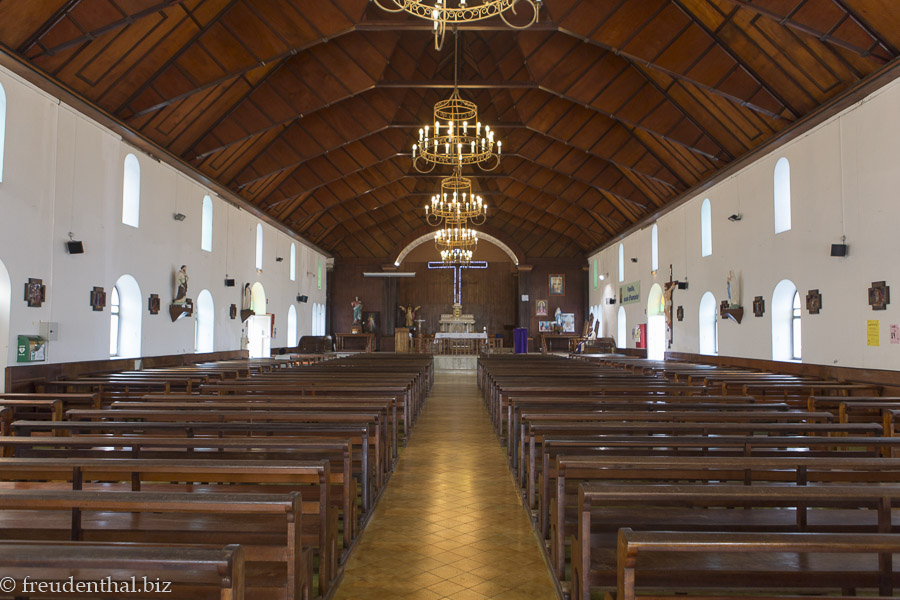 In der Kirche von Petite Île