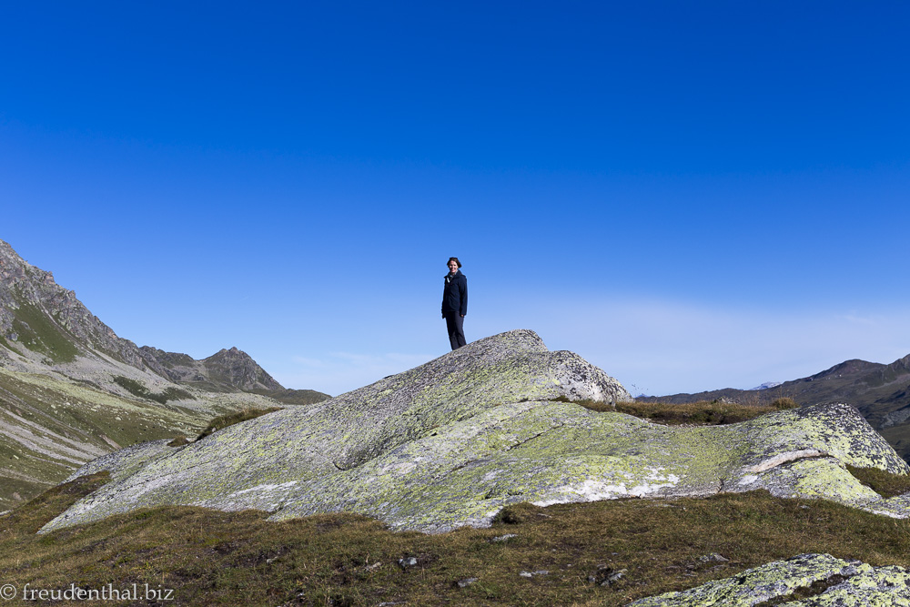 Herrliche Berglandschaft am Flüelapass