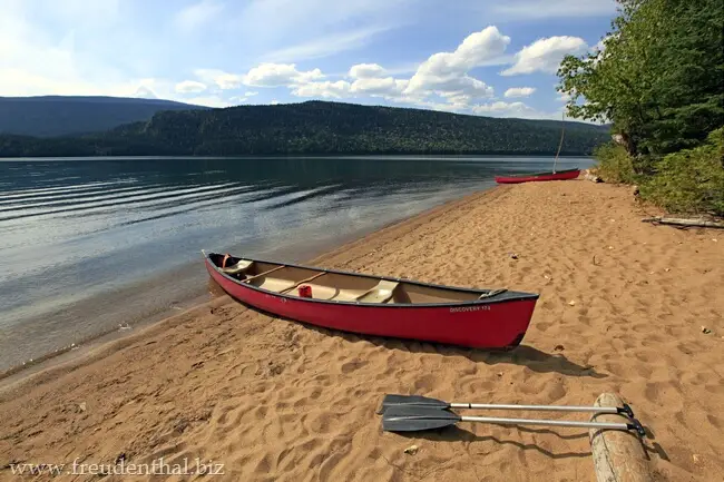 Paddeln am Clearwater Lake | Rundreise Kanada