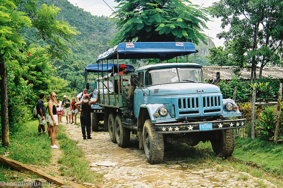 russischer Militärlaster auf Kuba