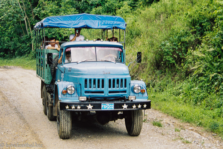 auf dem russischen Militärlaster