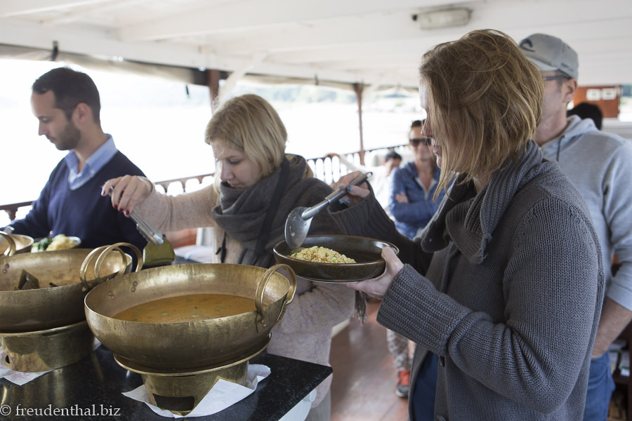 Mittagessen während dem Mekong Cruise