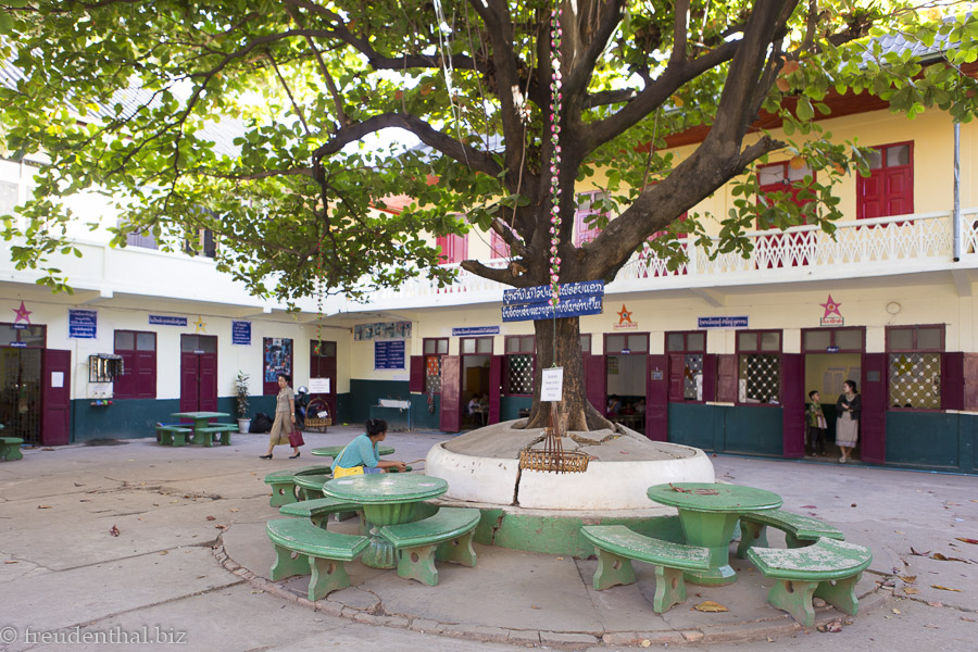 Innenhof des Wat Mixai in Vientiane