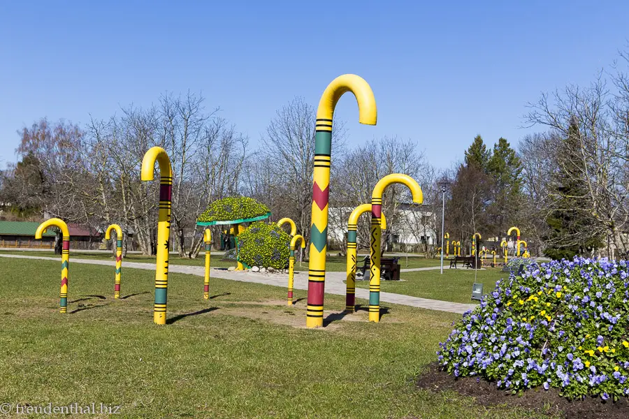 der Spieku parks von Sigulda - Spazierstockpark