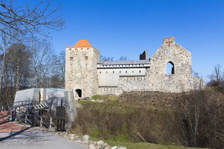 die Kreuzritterburg Segewold bei Sigulda