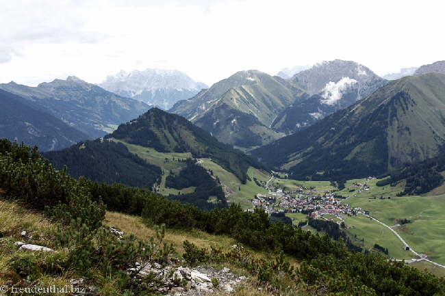 Tirol, Blick vom Thaneller über Berwang