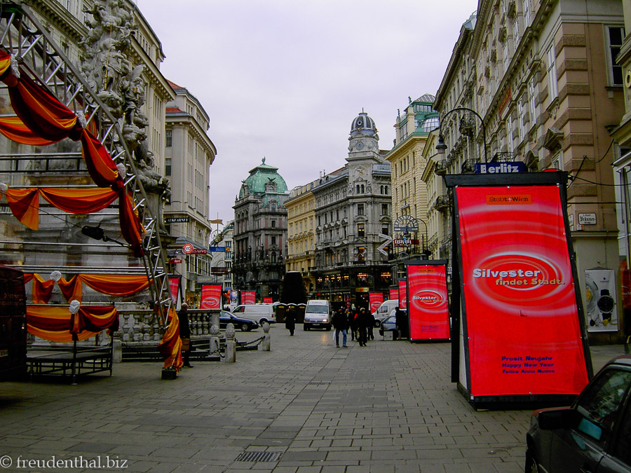 Silvestervorbereitung im Graben