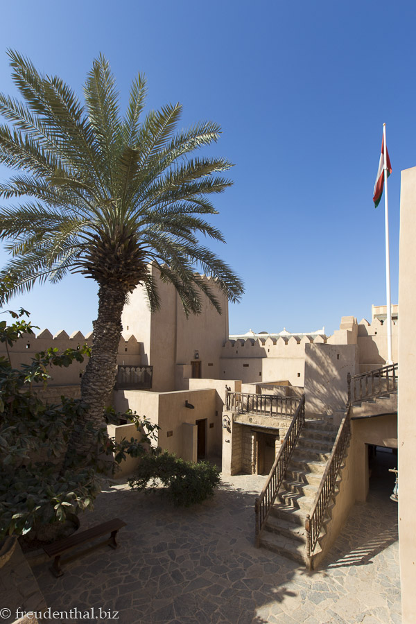 Innenhof im Taqah Castle Oman
