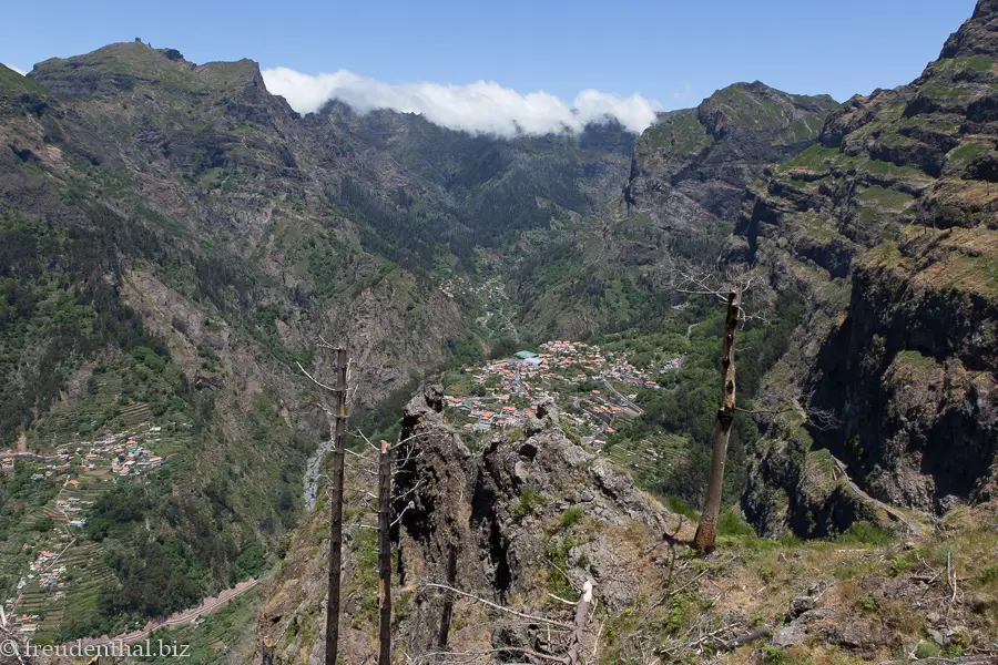 Schöner Ausblick vom Miradouro bei Eira do Serrado.