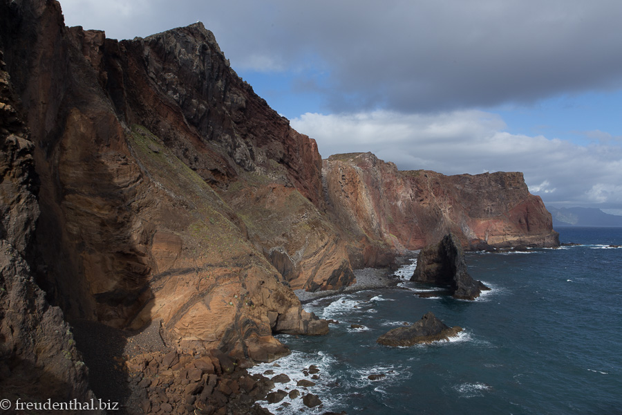 Klippen an der Ponta de São Lourenço