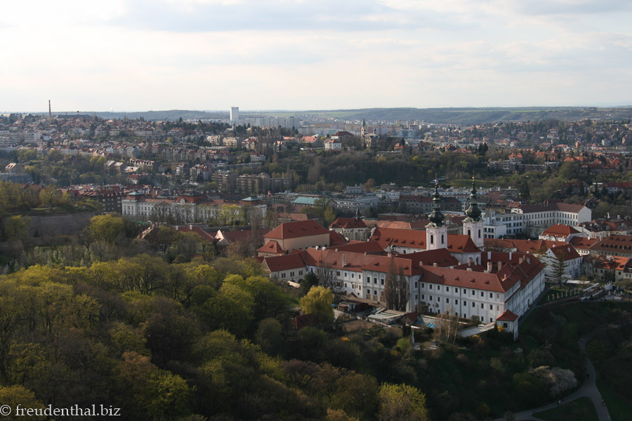 Aussicht vom Laurenziberg auf das Zentrum von Prag