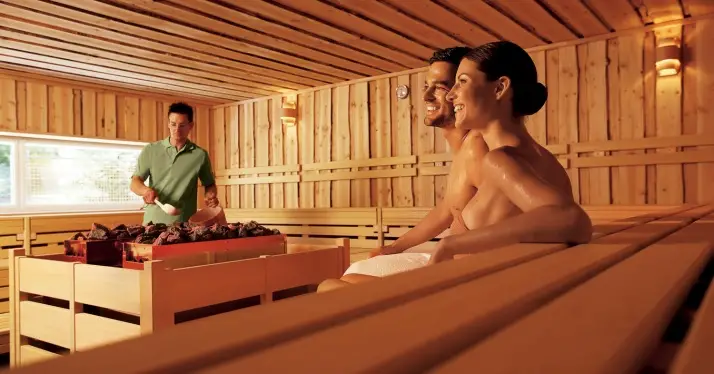 Sauna in der Tamina Therme