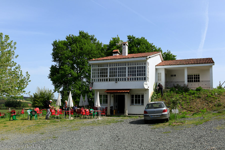 Restaurant auf dem Camino Francés nahe Arzúa
