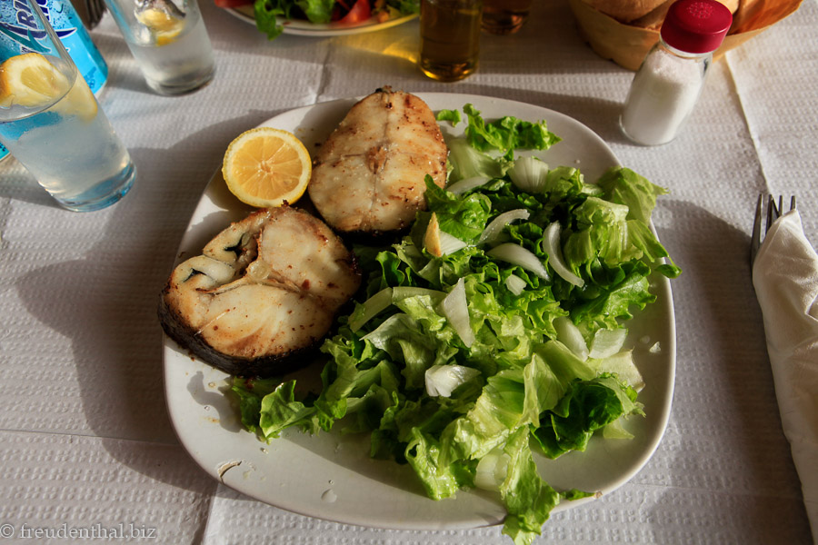 und auch der Fisch ist nicht schlecht