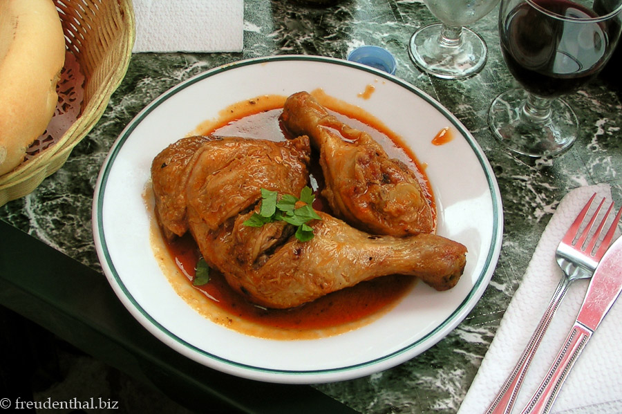 gut gewürztes Hähnchen