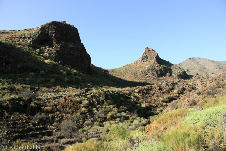 Wanderung durch den Barranco de Santiago