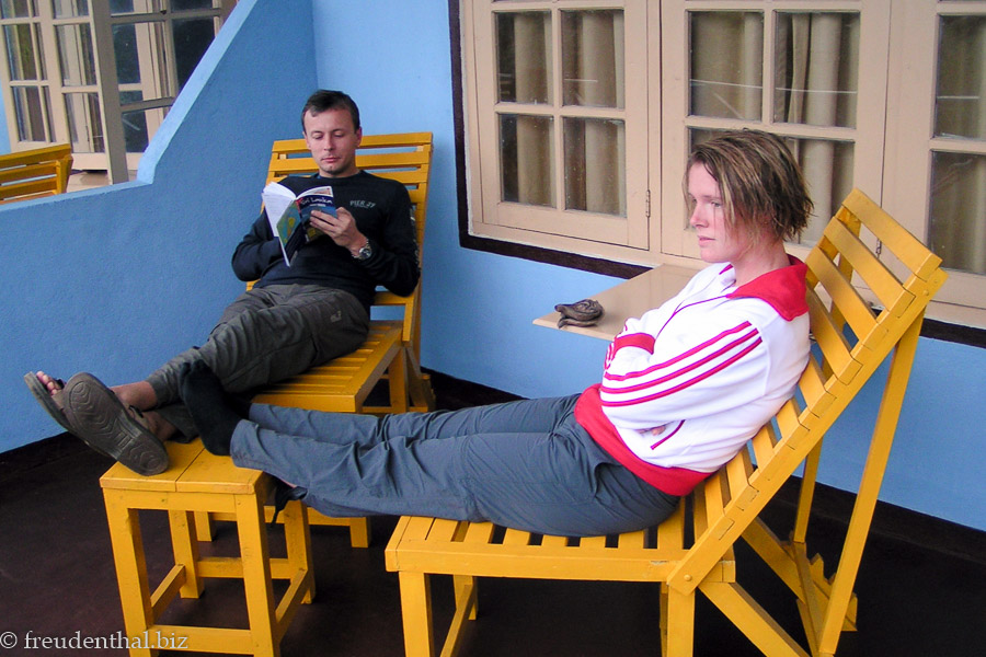 erst einmal ausruhen