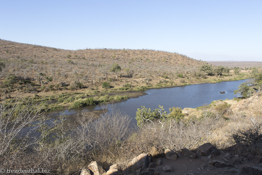 Ausblick über den Orpen Dam im Krüger Nationalpark