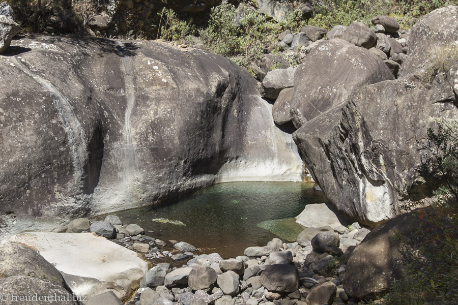 Strudelloch im Tugela Fluss