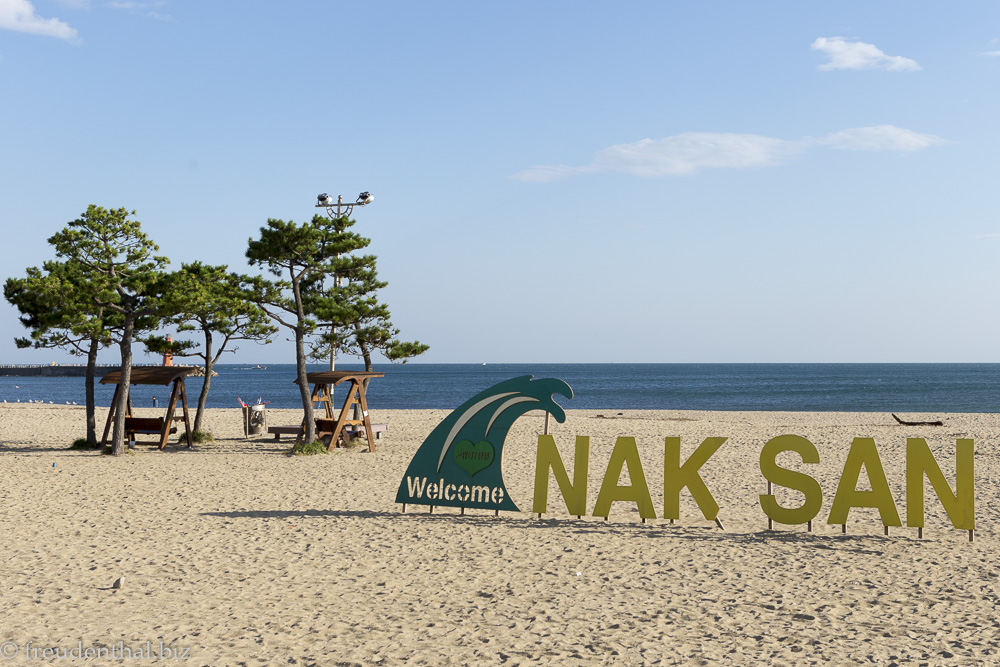 Naksan Beach – ein Seebad in Südkorea