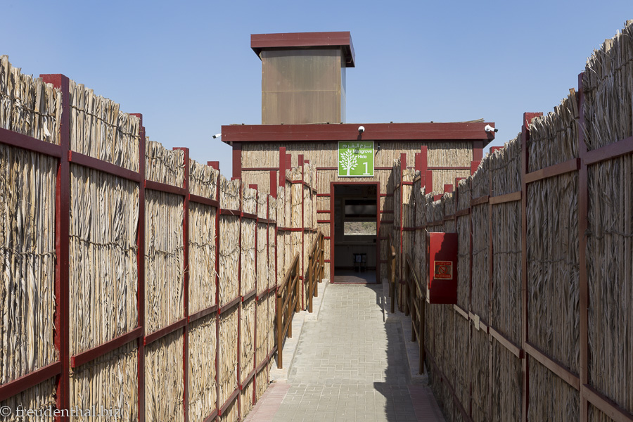 Eingang zum Ras al Khor Wildlife Sanctuary