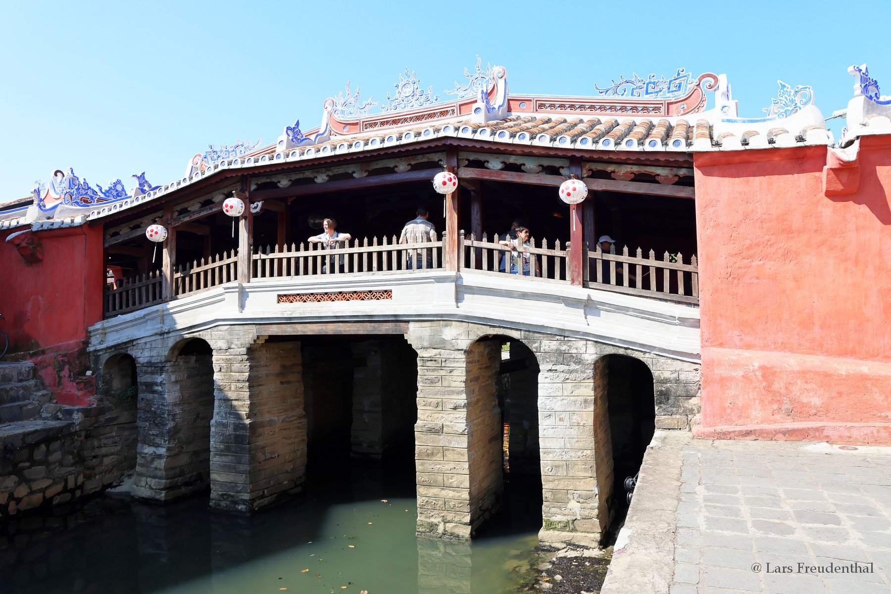 Die Japanische Brücke zählt zu den Wahrzeichen der Altstadt von Hội An