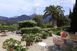 Terrasse der Finca Can Prohom