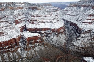 noch beim Hubschrauberflug über den Grand Canyon