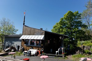 eines der Cafés auf Suomenlinna