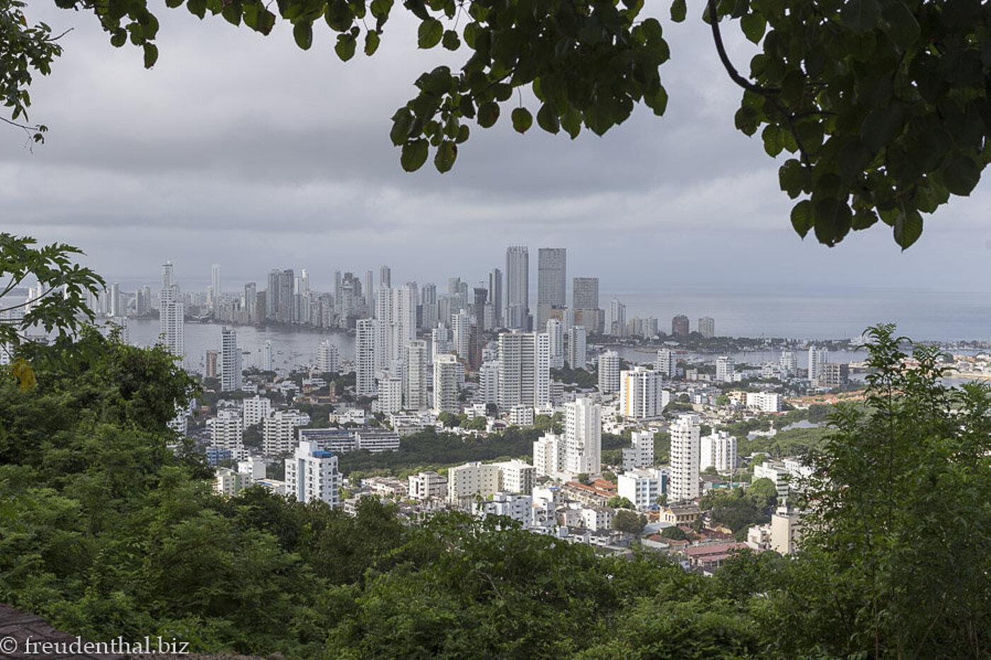 Aussicht von La Popa auf Cartagena