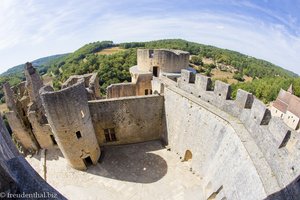 tolle Aussicht beim Château de Bonaguil