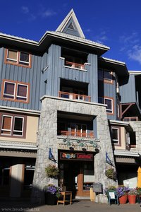 Restaurants und Läden im Whistler Village