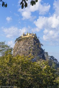 der Popa Taung Kalat beim Mount Popa