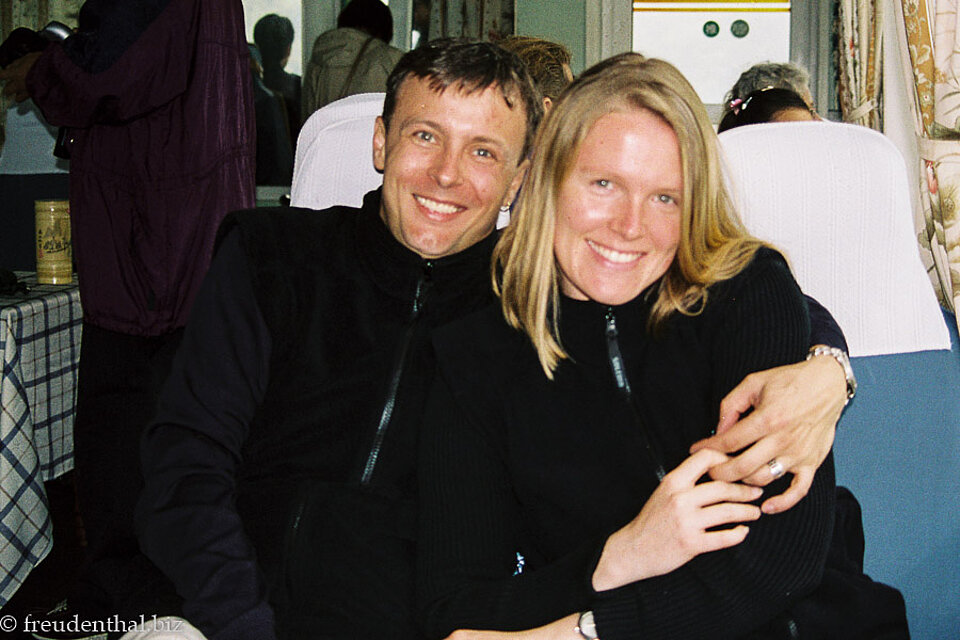 Annette und Lars auf dem Li-Fluss in China