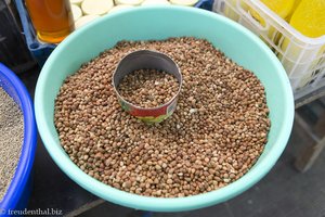 Bohnen im Salalah Central Market