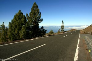 Auf der Straße beim Mirador Samara