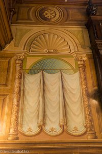 bemalte Wand in der Eldridge Street Synagogue von New York