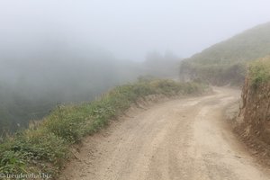 Nebel auf dem Weg zum Pico da Cruz