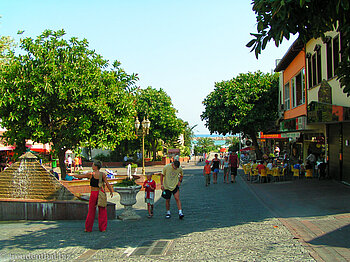 Fussgängerzone nahe dem Hafen von Alanya