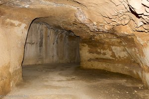 unterirdische Grotte im Château de Bonaguil