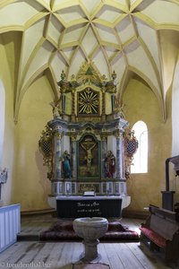 Das Gotteshaus der Kirchenburg Valea Viilor, Wurmloch