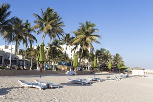 am Strand des Hilton Salalah im Oman