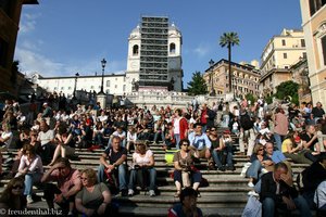 ganz normale Belagerung der Spanischen Treppe