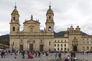 die Kathedrale in der Candelaria von Bogota