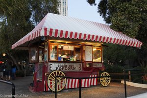 Popcornstand am Meer