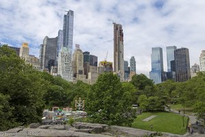 Blick über den Wollman Rink im Central Park